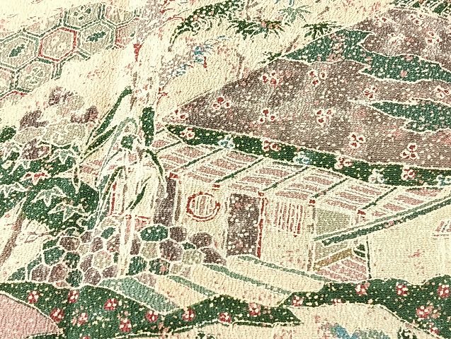 平和屋着物■道行コート まとめて 20点 風景 花柄 立波 刺繍 着用可能多数 未使用品あり 全て正絹 mmm1666