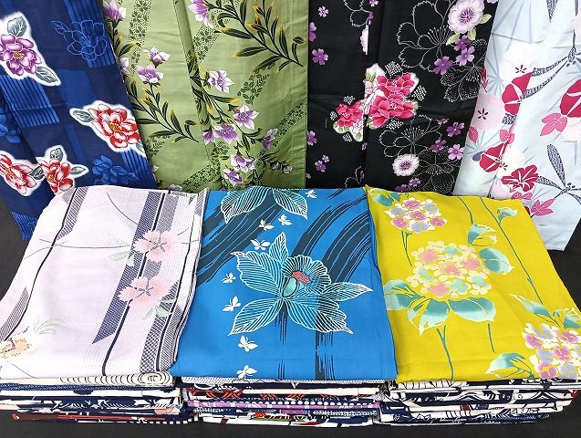 平和屋着物■浴衣 まとめて 45点 蝶 蜻蛉 朝顔 紫陽花 花柄 注ぎ染め など 着用可能多数 未使用品あり mmm1659