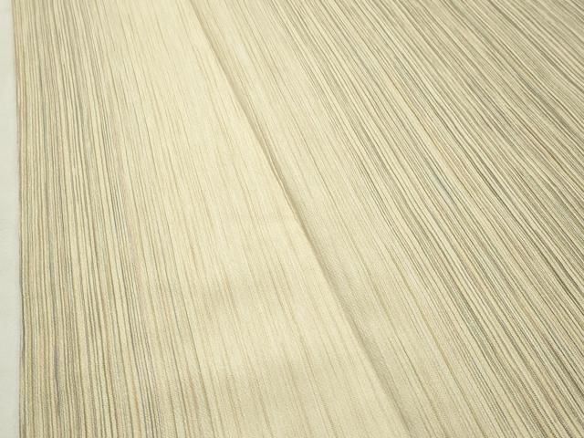 平和屋着物●本塩沢 縞 正絹 逸品 CABM5347gh