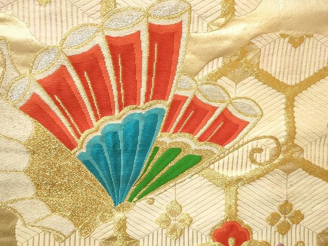 平和屋本店■袋帯 西陣 まとめて 100点 鳳凰 向かい鶴 鴛鴦 鹿 蝶 更紗 花柄 宝相華 佐賀錦 金銀糸 など 未使用品あり 全て正絹 se4255