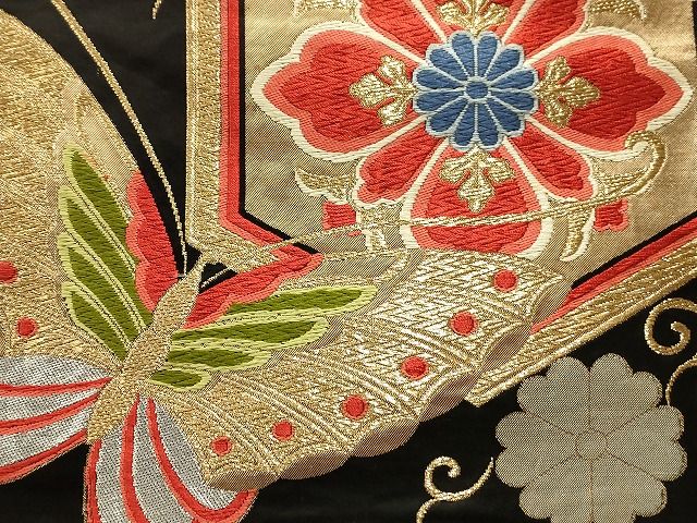 平和屋本店■袋帯 西陣 まとめて 100点 孔雀羽 有栖川文様 動物 人物 三十六歌仙 蝶 乱菊 更紗 宝相華 楽器 未使用品有 全て正絹 ppp0049