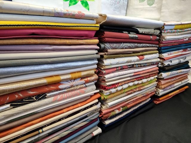 平和屋本店■名古屋帯 まとめて100点 鳥 能 花柄 刺繍 金銀糸 など 着用可能多数 未使用品あり 全て正絹 se0073