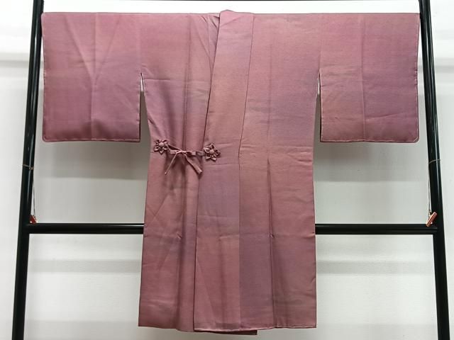 平和屋着物#道中着 リバーシブル 霞文 暈し染め ロング丈 正絹 逸品 未使用 CABN9406ua