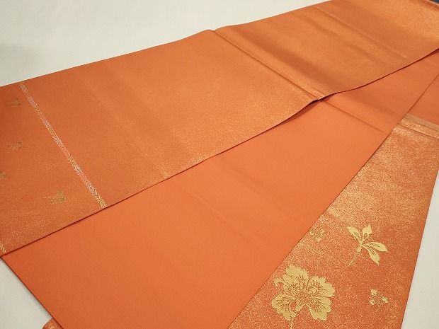 平和屋本店▼太鼓柄袋帯 正倉院花鳥文 本金糸 正絹 逸品 DABL7859sf