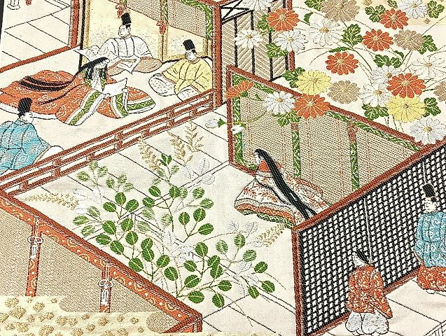 平和屋着物■袋帯 西陣 まとめて100点 鶴 人物 風景 更紗 花柄 楽器 立波 正倉院 西陣あさぎ謹製 証紙付き 未使用品あり 全て正絹 mmm1716