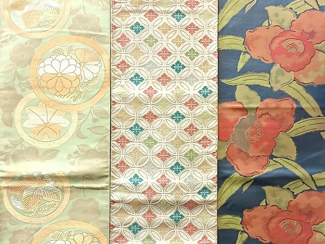 平和屋着物■袋帯 西陣 まとめて100点 向かい鶴 人物 蝶 風景 花柄 七宝 正倉院 金銀糸 など 着用可能多数 未使用品あり 全て正絹 mmm1715