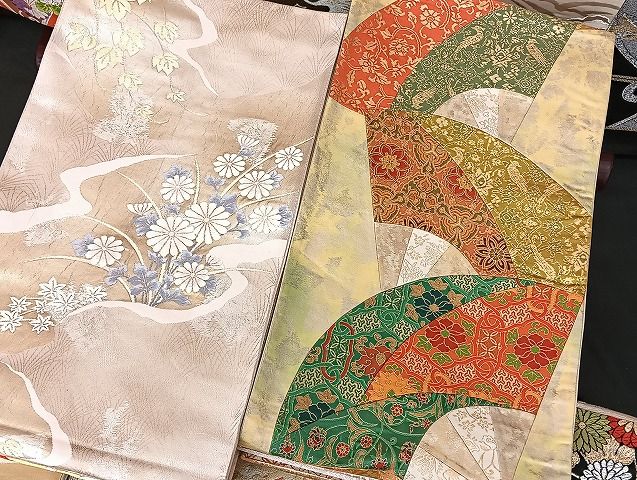 平和屋着物■袋帯 西陣 まとめて100点 鳳凰 向い鶴 向い鳥 向い蝶 更紗 立波 七宝 正倉院 佐賀錦 証紙付き 未使用品あり 全て正絹 mmm1719