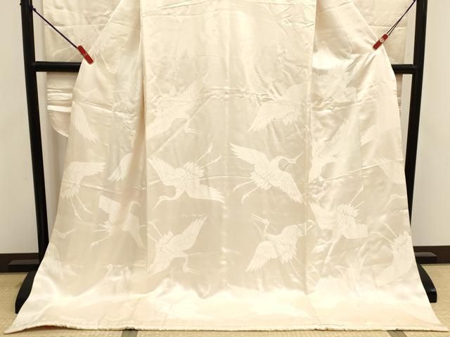 平和屋本店●掛下 打掛 和装 婚礼 花嫁 結婚式 神社挙式 飛鶴文 逸品 DABM1750cd