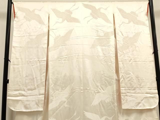 平和屋本店●掛下 打掛 和装 婚礼 花嫁 結婚式 神社挙式 飛鶴文 逸品 DABM1750cd