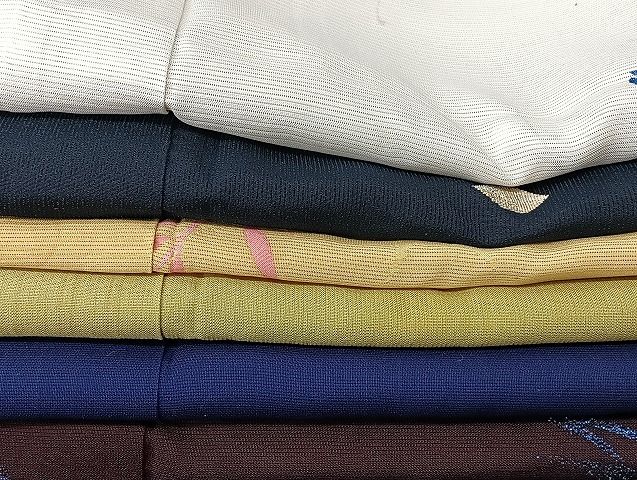 平和屋着物■夏物 小紋 絽 紗 まとめて20点 花柄 手描き 暈し染め 金彩 着用可能多数 全て正絹 mmm1726
