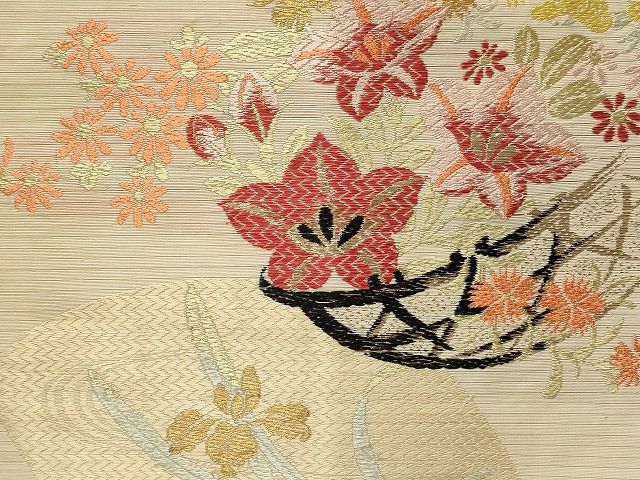 平和屋本店■夏物 名古屋帯 絽 紗 まとめて 50点 風景 花柄 波筬織 絽綴れ 金銀糸 など 未使用品あり 全て正絹 ppp0114