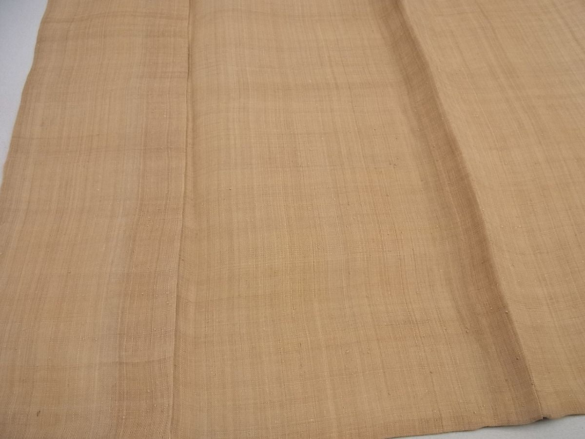 平和屋本店*希少 夏物 喜如嘉の芭蕉布 手積み芭蕉糸100% 色無地 逸品3s627