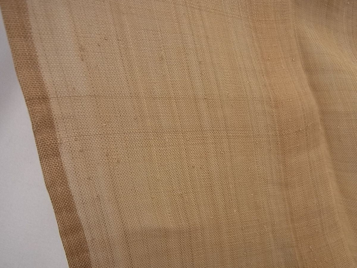 平和屋本店*希少 夏物 喜如嘉の芭蕉布 手積み芭蕉糸100% 色無地 逸品3s627