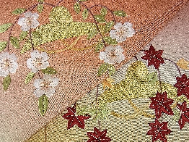平和屋本店■極上 人形作家・ホリヒロシ 子供 七五三 女の子 3歳 祝着 刺繍 花笠 暈し染め 金銀彩 逸品 DZAA0631kh4 - 平和屋