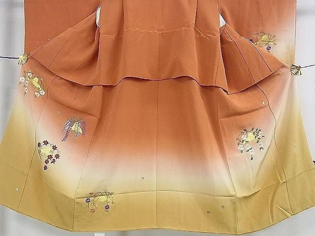 平和屋本店■極上 人形作家・ホリヒロシ 子供 七五三 女の子 3歳 祝着 刺繍 花笠 暈し染め 金銀彩 逸品 DZAA0631kh4 - 平和屋
