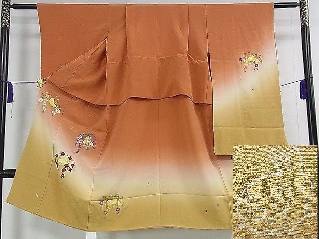 平和屋本店■極上 人形作家・ホリヒロシ 子供 七五三 女の子 3歳 祝着 刺繍 花笠 暈し染め 金銀彩 逸品 DZAA0631kh4 - 平和屋
