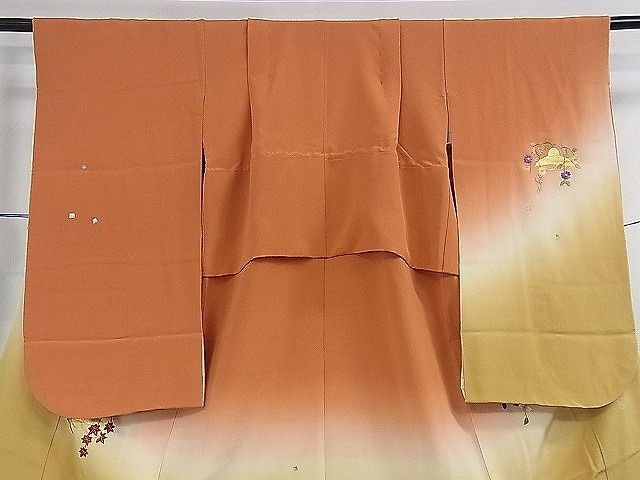 平和屋本店■極上 人形作家・ホリヒロシ 子供 七五三 女の子 3歳 祝着 刺繍 花笠 暈し染め 金銀彩 逸品 DZAA0631kh4 - 平和屋