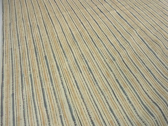 平和屋本店■極上 染司よしおか 五代目 吉岡幸雄 紬 縞 逸品 3kh1869 - 平和屋