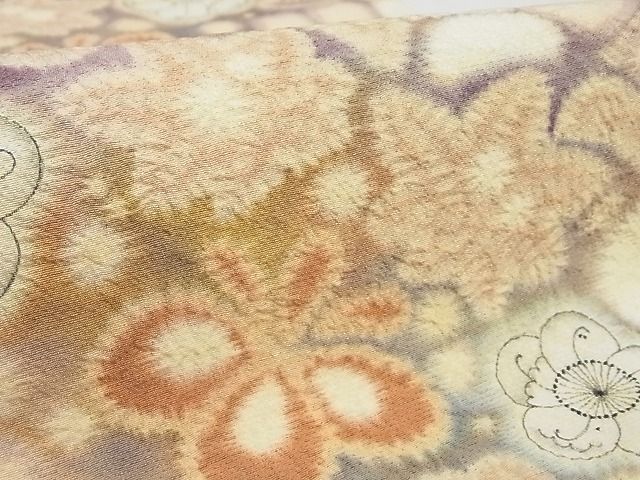 平和屋本店■最高級 初代 久保田一竹 幻の辻が花 太鼓柄袋帯 絞り 正絹 逸品 3kk4720 - 平和屋