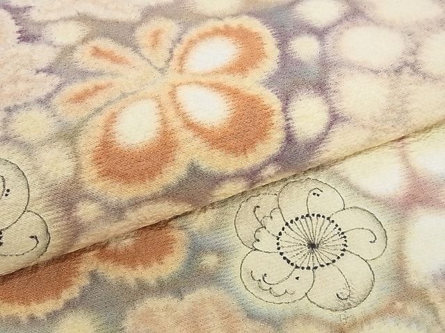 平和屋本店■最高級 初代 久保田一竹 幻の辻が花 太鼓柄袋帯 絞り 正絹 逸品 3kk4720 - 平和屋