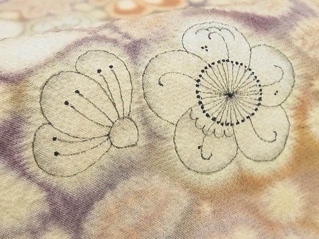 平和屋本店■最高級 初代 久保田一竹 幻の辻が花 太鼓柄袋帯 絞り 正絹 逸品 3kk4720 - 平和屋