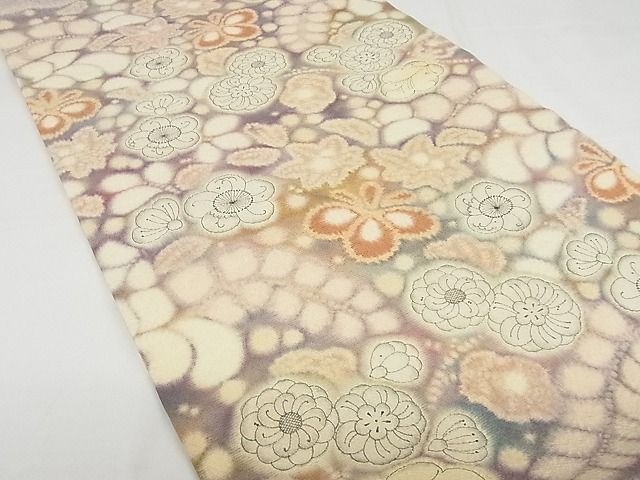 平和屋本店■最高級 初代 久保田一竹 幻の辻が花 太鼓柄袋帯 絞り 正絹 逸品 3kk4720 - 平和屋