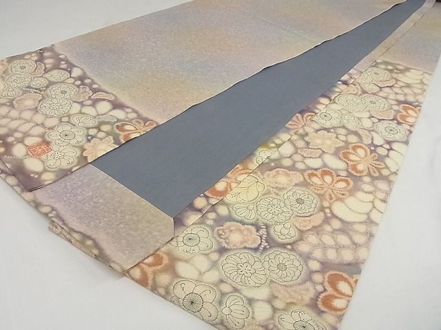 平和屋本店■最高級 初代 久保田一竹 幻の辻が花 太鼓柄袋帯 絞り 正絹 逸品 3kk4720 - 平和屋