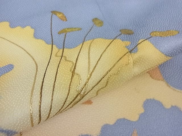 平和屋本店■極上 ジャパンオートクチュール 渡辺雪三郎 訪問着 刺繍 百合 金彩 逸品3s20170