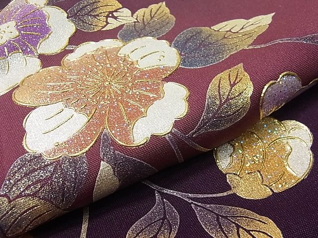 平和屋本店●極上 金彩友禅 卓越技能者・名工・和田光正 訪問着 辻が花 暈し染め 黒地 さが美扱い 未使用3s20345