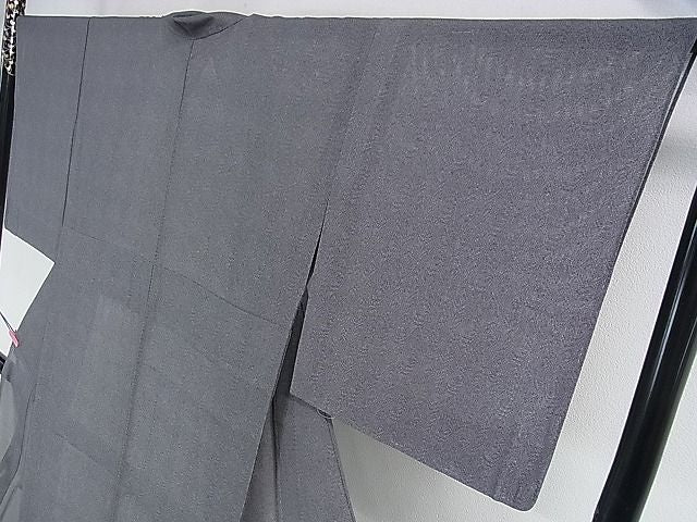 平和屋本店■極上 夏物 創業460年・千總 江戸小紋 絽 鮫小紋柄 黒地 反端付き 逸品 未使用 DZAA0718kh4 - 平和屋