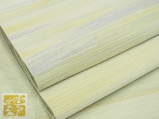 平和屋本店■極上 人間国宝 綴織 細見華岳 八寸名古屋帯 霞文 正絹 逸品 4kk10105 - 平和屋