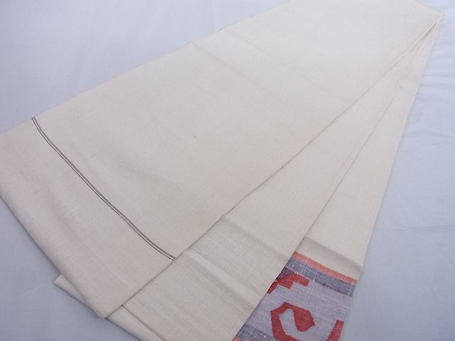 平和屋着物■太鼓柄袋帯 紬地 幾何学文様 正絹 逸品 A-az5116