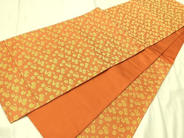 平和屋着物◎六通柄袋帯 花尽し 正絹 逸品 AAAK6536Bsa