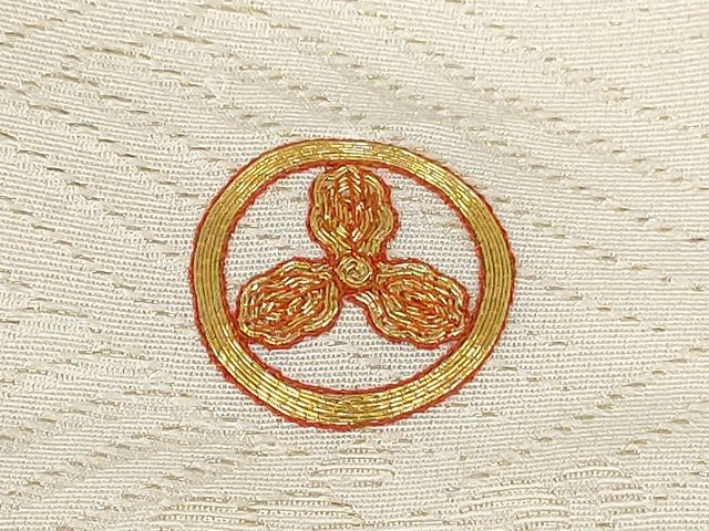 平和屋着物■七五三 女の子 3歳 祝着 作家物 清佳 手描き 飛鶴草花文 逸品 AAAL2307Aog