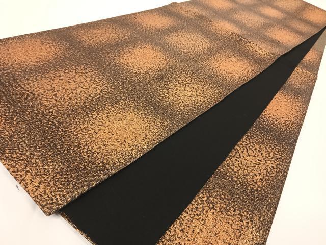 平和屋着物◎六通柄袋帯 霞文 金糸 正絹 逸品 AAAL3982wt