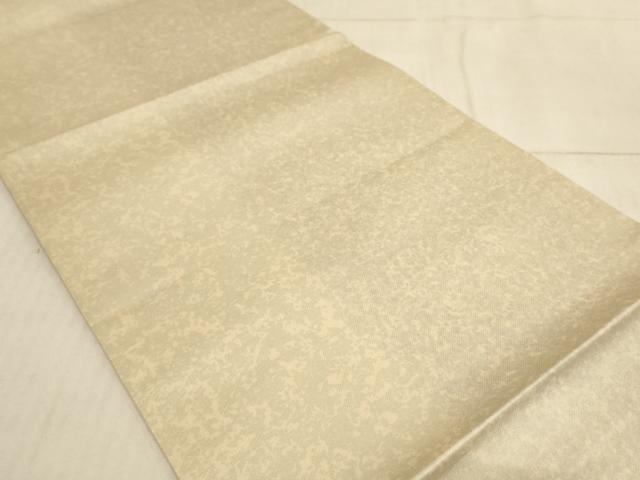 平和屋着物◎六通柄袋帯 刺繍 ワンポイント 結び紐花文 引箔 正絹 逸品 AAAL8954pf