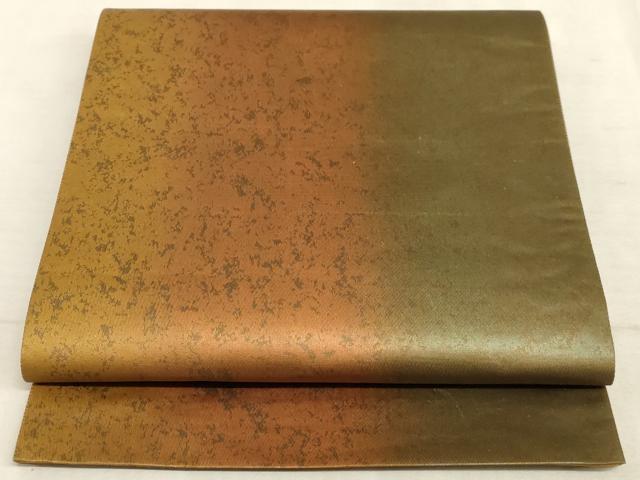 平和屋着物◎六通柄袋帯 霞文 引箔 正絹 逸品 AAAM3457sx