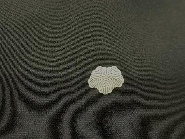 平和屋着物■豪華黒留袖 駒刺繍 扇面花文 金彩 正絹 逸品 AAAM6315sa