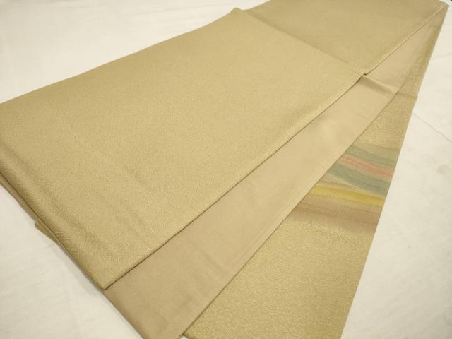 平和屋着物◎太鼓柄袋帯 霞文 銀糸 正絹 逸品 AAAN1416tm