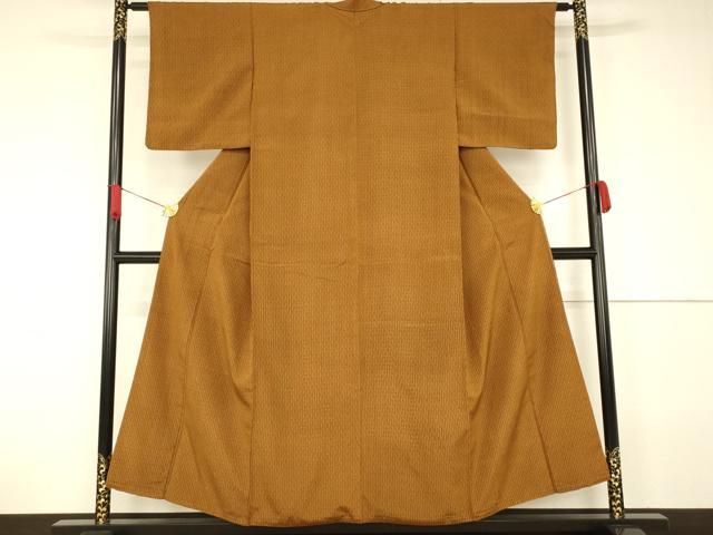 平和屋着物■お召 立涌文様 正絹 逸品 AAAN3373ay