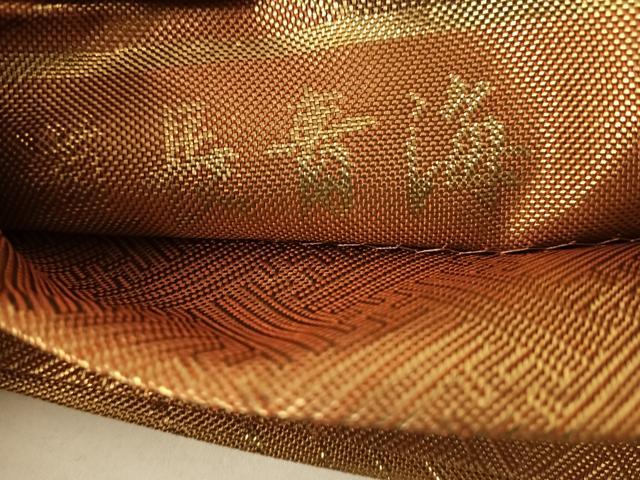 平和屋着物◎佐賀錦 全通柄袋帯 道長青海 金糸 正絹 逸品 AAAN4552dx