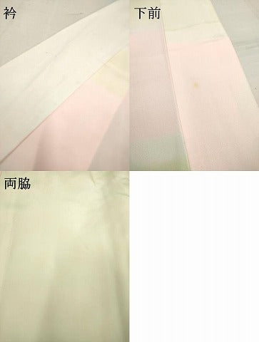 平和屋着物■長襦袢 無双仕立て 霞文 正絹 逸品 AAAN4827ck