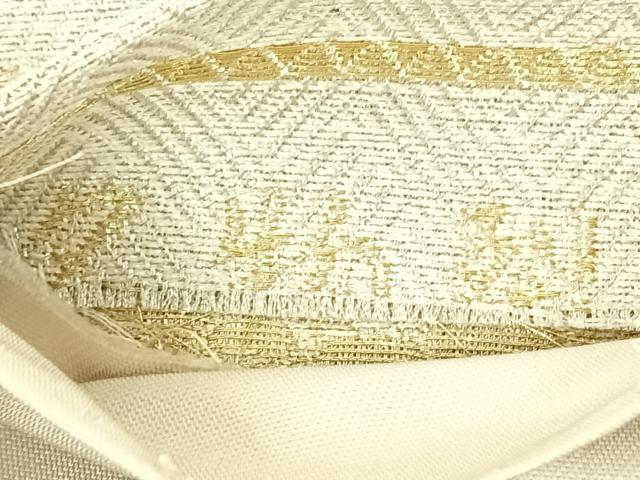 平和屋着物◎六通柄袋帯 名物裂 金糸 正絹 逸品 AAAN6526jh