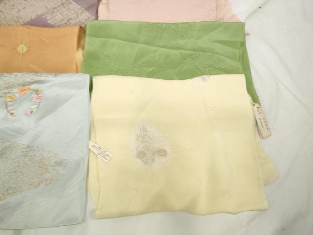 平和屋着物★和装小物 上質な帯揚げ 10枚セット 逸品 AAAO0942ps