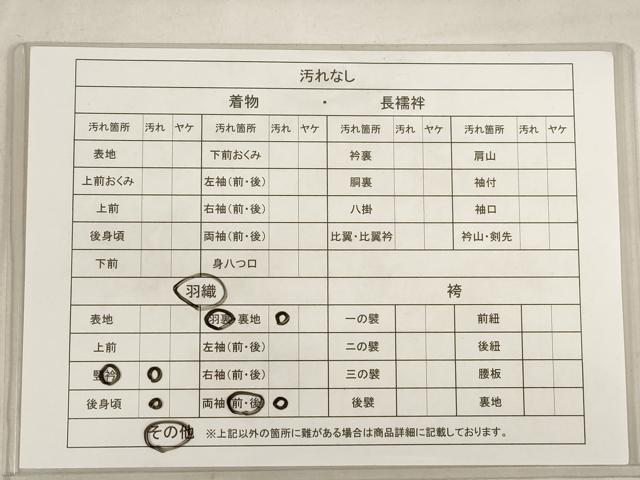 平和屋着物■羽織 寿光織 地紋起こし 舞花熨斗文 金銀糸 正絹 逸品 AAAO7555bw