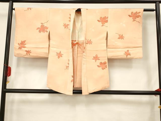 平和屋着物■羽織 地紋起こし 舞花文 正絹 逸品 AAAP2255fy