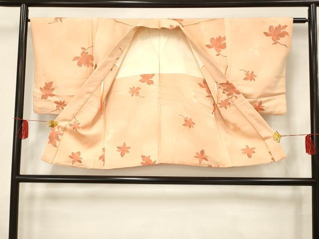 平和屋着物■羽織 地紋起こし 舞花文 正絹 逸品 AAAP2255fy