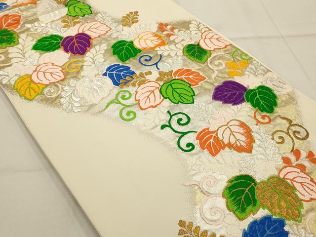 平和屋着物◎六通柄袋帯 唐織 桐尽くし 金銀糸 正絹 逸品 AAAQ1206tm
