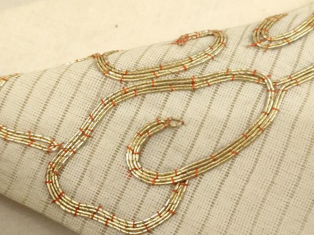 平和屋本店■打敷 内敷 三角 雲 駒刺繍 法衣 寺院 仏具 仏教 僧侶 神職 装束 AAAQ3721ja