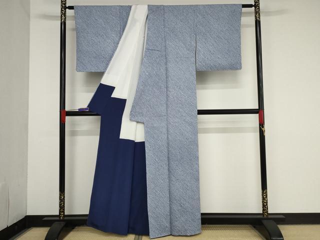 平和屋着物■大変加工の良い総絞り小紋 総絞り 鹿の子 正絹 逸品 AAAQ8607sw